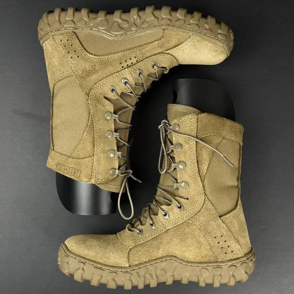 Rocky S2V Special Ops Tactical Military Boots Men’s 7.5 Coyote Brown 8” New